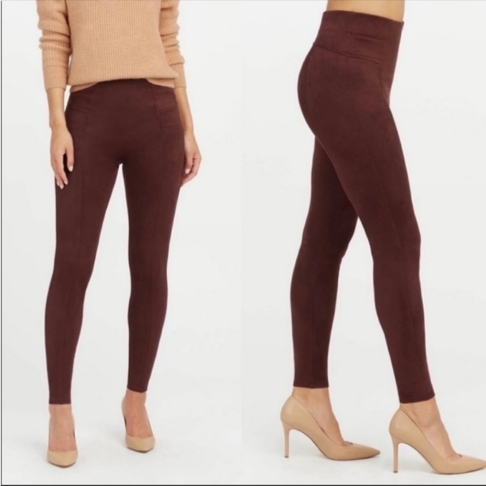 Brand new in box SPANX suede leggings